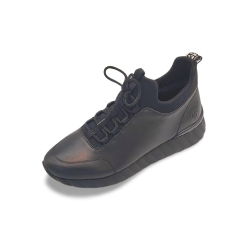 Półbuty Remonte D5977-01 czarne ściągacz