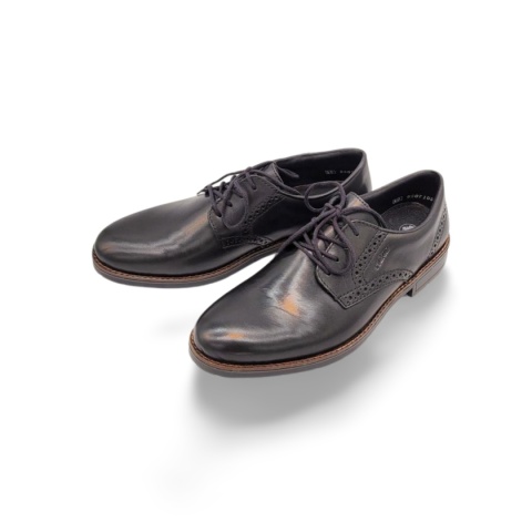 Półbuty wizytowe Rieker 14642-00 czarne