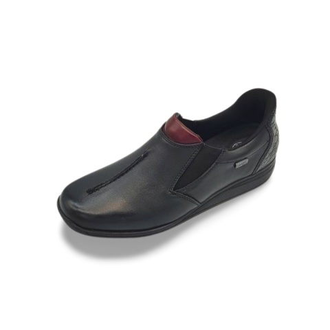 Półbuty Rieker 47253-00 TEX czarne wsuwane