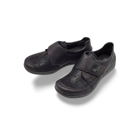 Półbuty Rieker 48954-00 czarne