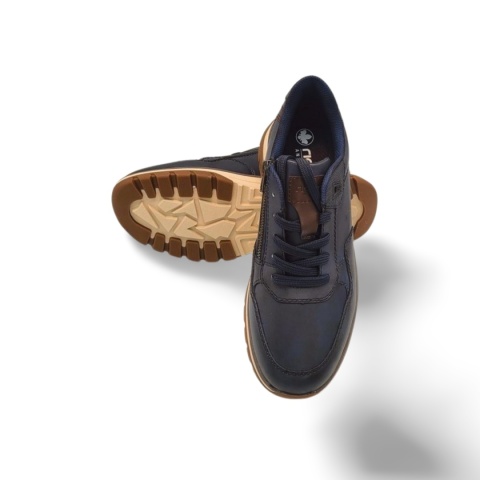 Półbuty Rieker B9301-14 granat