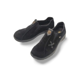 Półbuty Rieker L7171-00 TEX czarne wsuwane