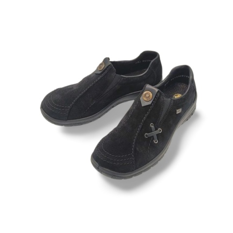 Półbuty Rieker L7171-00 TEX czarne wsuwane