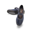 Półbuty Solidus 26551-80738 Hedda granatowe