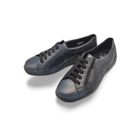 Półbuty Solidus 49000-20988 Maren szare