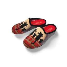 SANITAL FLEX 7300-29 kapcie D beż szare myszki zakr.