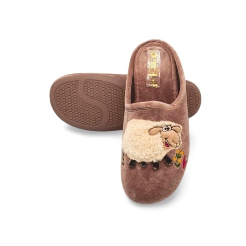 SANITAL FLEX Z24161 kapcie D pudrowy róż owca zakr.