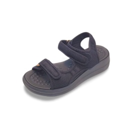 Sandały AZALEIA 18451 90142 THERAPY PAP AD czarne,tekstylne