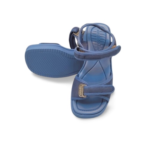 Sandały AZALEIA 18451 AJ628 THERAPY PAP AD niebieskie,tekstylne