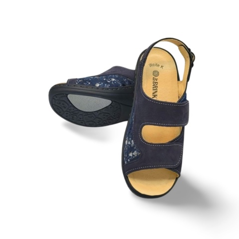 Sandały Dr Brinkmann 710135-05 granatowe
