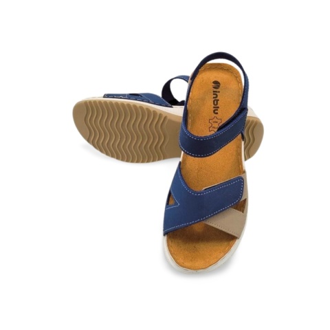 Sandały INBLU SD0001KU 028 granatowe