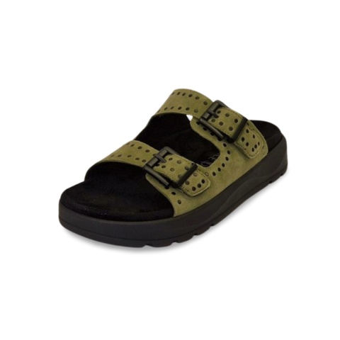 Klapki Caprice 9-27201-46-741 khaki