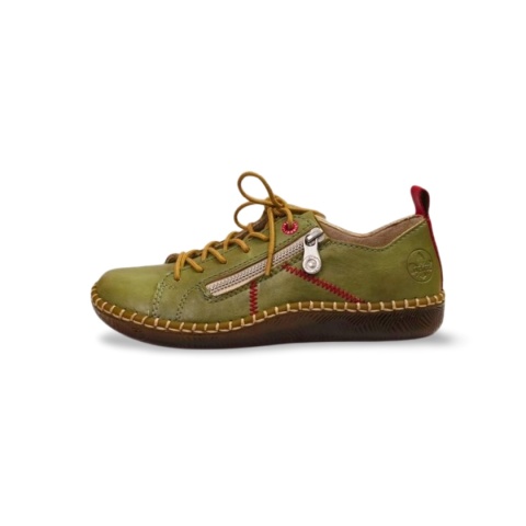 Półbuty Rieker N2401-54 zielone