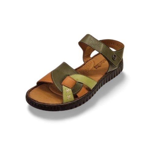 Sandały Manitu 910269-07 zielone