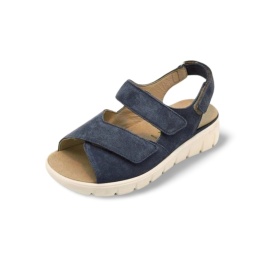 Sandały Waldlaufer 658005 195 206 K-Adea jeans rzepy