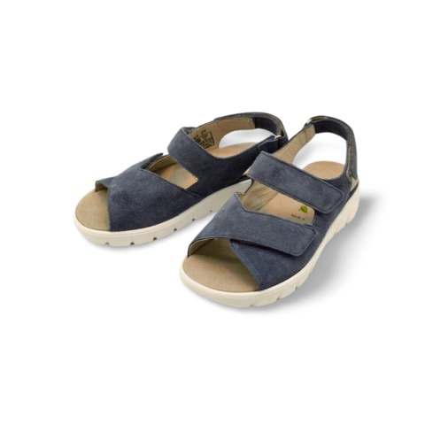 Sandały Waldlaufer 658005 195 206 K-Adea jeans rzepy